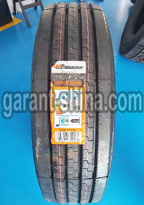 Powertrac Confort Expert (рулевая) 295/80 R22.5 152/149M 18PR - Фото протектора с этикеткой